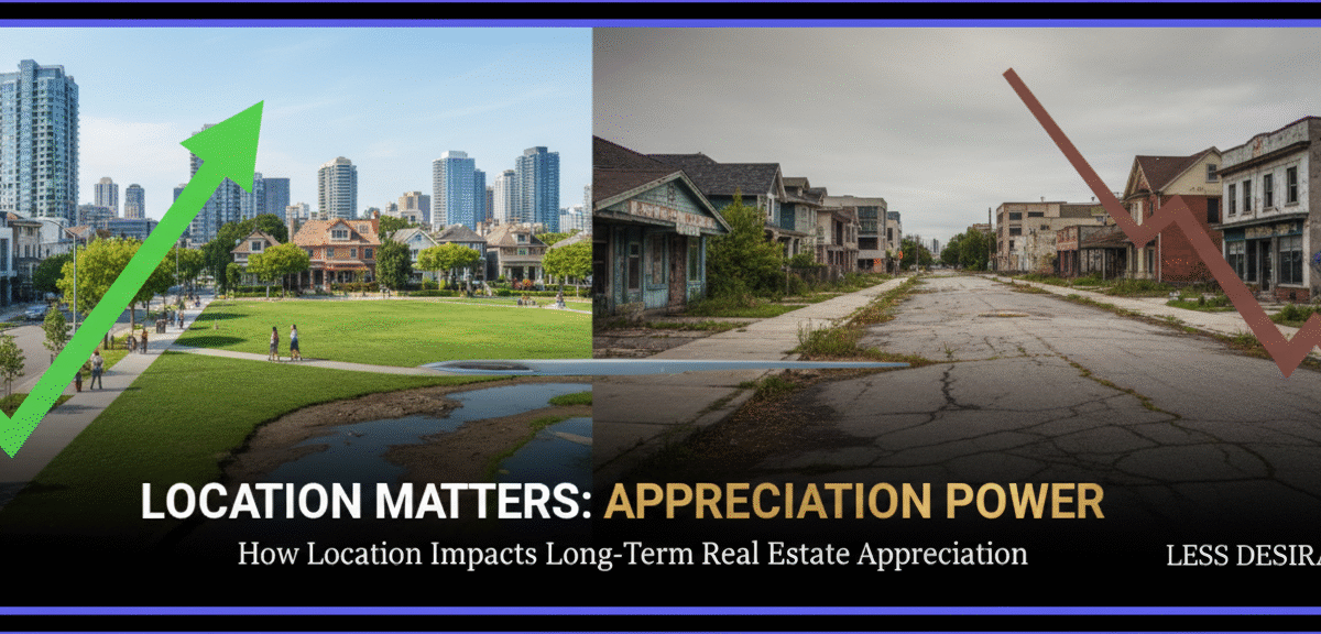 How Location Impacts Long-Term Real Estate Appreciation