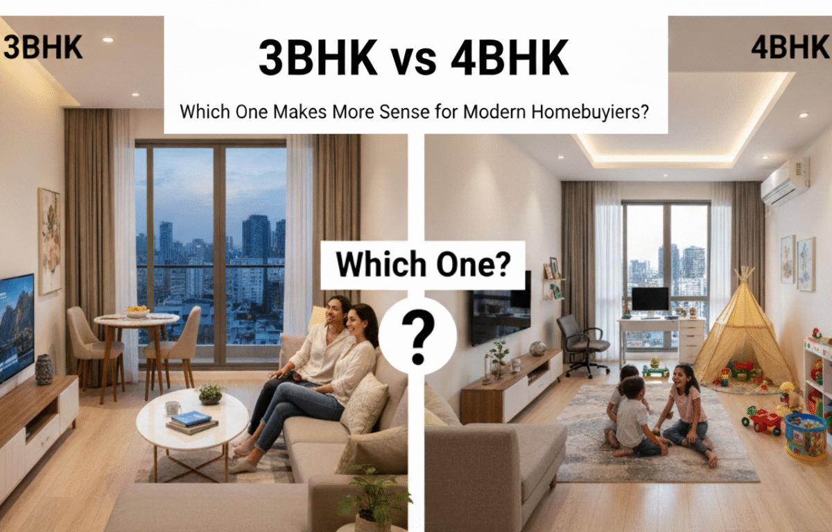 3BHK vs 4BHK: Which One Makes More Sense for Modern Homebuyers?