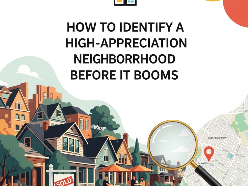 How to Identify a High-Appreciation Neighborhood Before It Booms